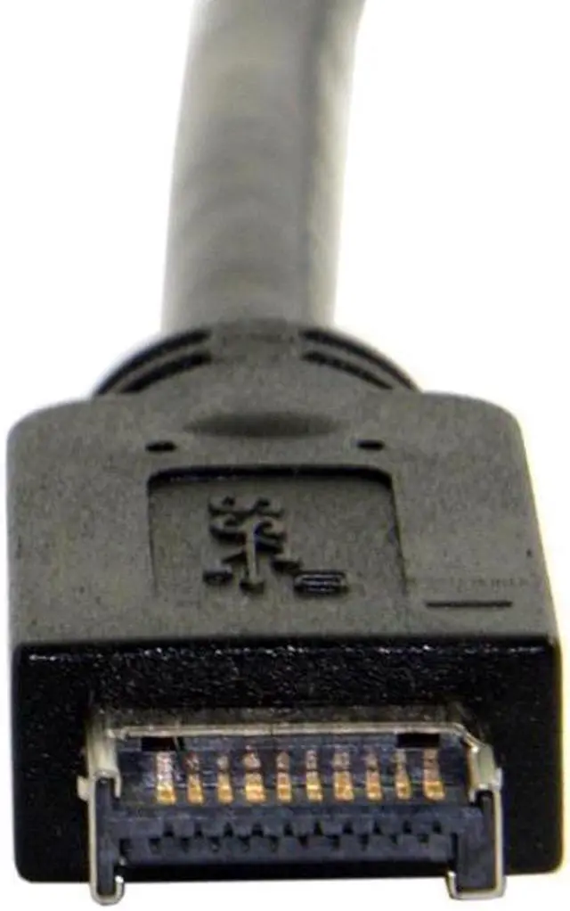 Alt view image 3 of 6 - BUCIER Motherboard USB 3.1 Header Male to USB-C Type-C Female Extension Cable 50cm with Back Panel Mount Bracket