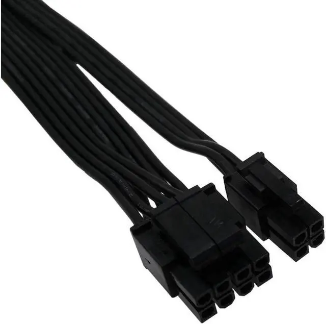 Alt view image 3 of 4 - BUCIER CPU 8 Pin Female to CPU 8 Pin ATX 4 Pin Male Power Supply Converter Adapter Extension Cable for Motherboard 9.5-inch(24cm)