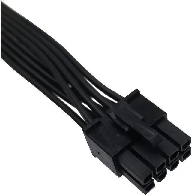 Alt view image 2 of 4 - BUCIER (2-Pack)  ATX 4 Pin to Motherboard CPU 8 Pin Converter Adapter Extension Cable for Power Supply with ATX 4 Pin Port 9.5-inch(24cm)