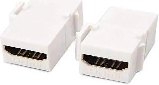 Alt view image 2 of 3 - BUCIER (2-pack) gold-plated hdmi keystone jack insert