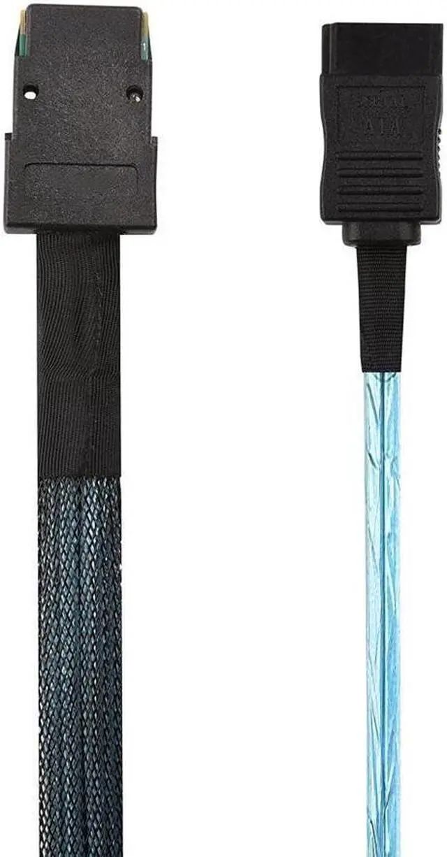 Alt view image 6 of 7 - Internal Mini SAS to SATA Reverse Breakout Cable (SFF-8087 to SATA) 1.6 Feet