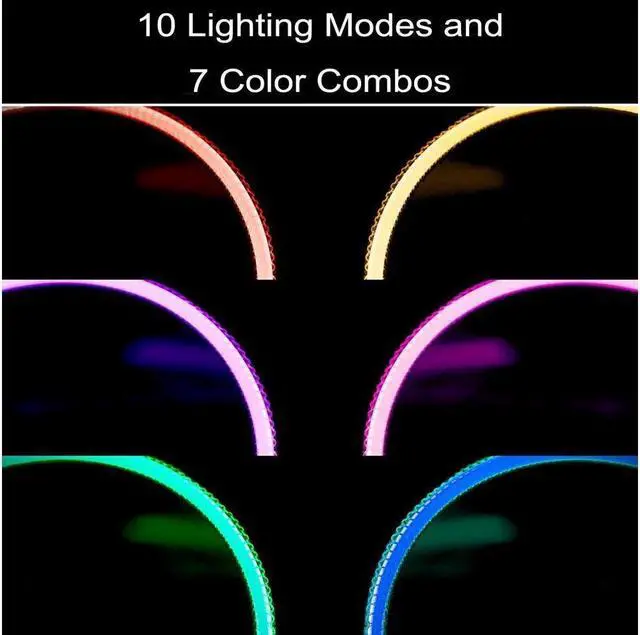 Alt view image 5 of 7 - BUCIER Extended RGB Gaming Mouse Pad Extra Large Gaming Mouse Mat for Gamer Waterproof Office DEST Mat with 10 Lighting Mode for PC Computer RGB Keyboard Mouse - 31.5Inch x 15Inch x 4mm(Map)