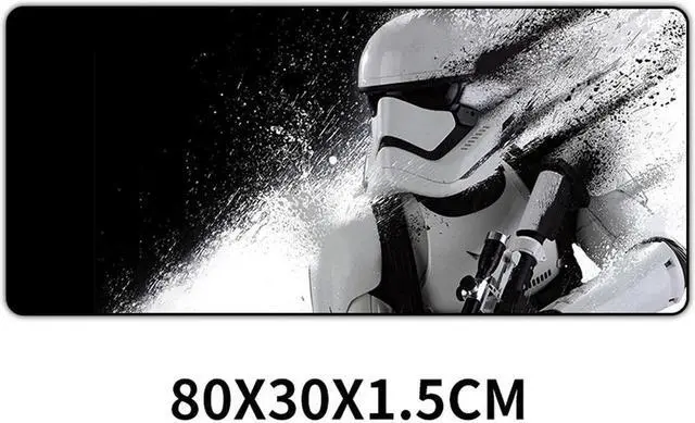 Main image of BUCIER 80x30cm Star Wars Gaming Mouse Pad XXL Computer Mousepad Large XL Rubber Desk Keyboard Mouse Pad Mat Gamer for Call of Duty 3 Gaming Mouse Pad