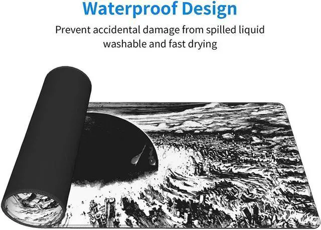 Alt view image 4 of 7 - BUCIER Anime Mouse Pad Gaming Mouse Pad Mouse Mat for Office Supplies Mouse Mat Non-Slip