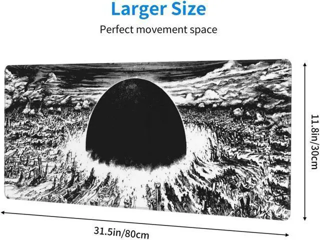 Alt view image 3 of 7 - BUCIER Anime Mouse Pad Gaming Mouse Pad Mouse Mat for Office Supplies Mouse Mat Non-Slip