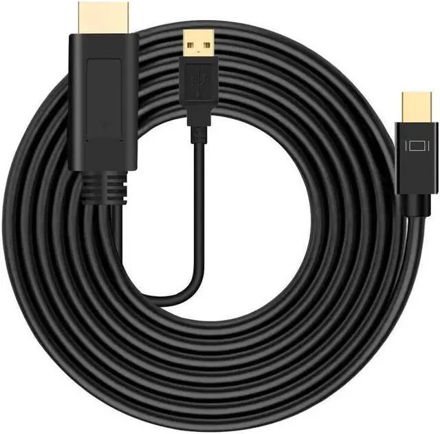 Alt view image 5 of 5 - BUCIER HDMI to Mini DisplayPort Cable Adapter, HDMI to Mini DP 4K UHD Video Audio Converter Cord Compatible with Switch, PS4/5, Xbox One,360,NS,Mac Mini, PC to Monitor. (6FT)