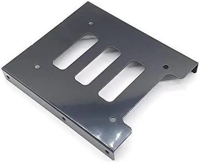 Alt view image 3 of 6 - BUCIER 2.5 to 3.5 Inch Hard Disk Metal Bracket Adapter HDD Holder with IDE 4P Male to SATA 15 Pin Cable SATA 3.0 Cable for Desktop PCSSD Server (Red)