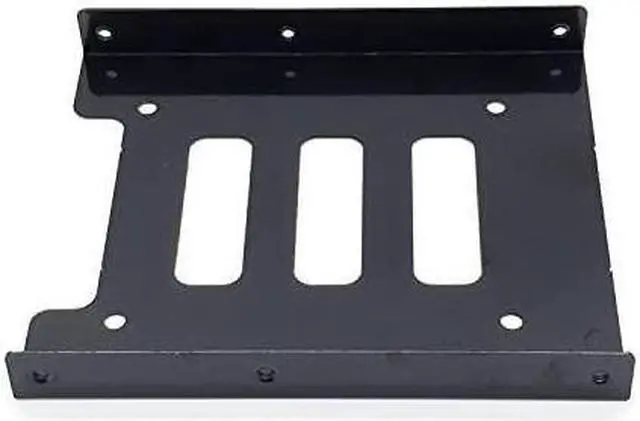 Alt view image 3 of 6 - BUCIER 2.5 to 3.5 Inch Hard Disk Metal Bracket Adapter HDD Holder with IDE 4P Male to SATA 15 Pin Cable SATA 3.0 Cable for Desktop PCSSD Server (Blue)