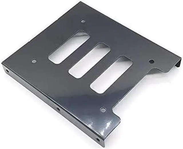 Alt view image 4 of 6 - BUCIER 2.5 to 3.5 Inch Hard Disk Metal Bracket Adapter HDD Holder with IDE 4P Male to SATA 15 Pin Cable SATA 3.0 Cable for Desktop PCSSD Server (Blue)