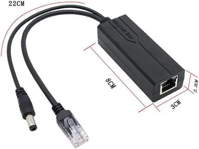Alt view image 7 of 7 - BUCIER POE Splitter at Power Module 48V to 12V2A/1.2A Standard Isolated 100M/1000M High Power (48V to 12V2A 100M)