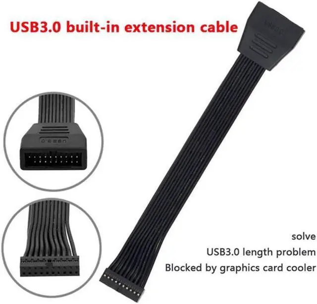 Main image of BUCIER Host Built-in USB3.0 Extension Cable Motherboard Female To Male Plug Data Cable
