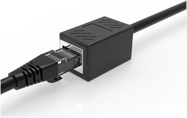 Alt view image 3 of 3 - BUCIER 2pcs Alloy Internet Tools RJ45 8P8C Coupler Plug Adapter Network LAN Cable Extender Connector