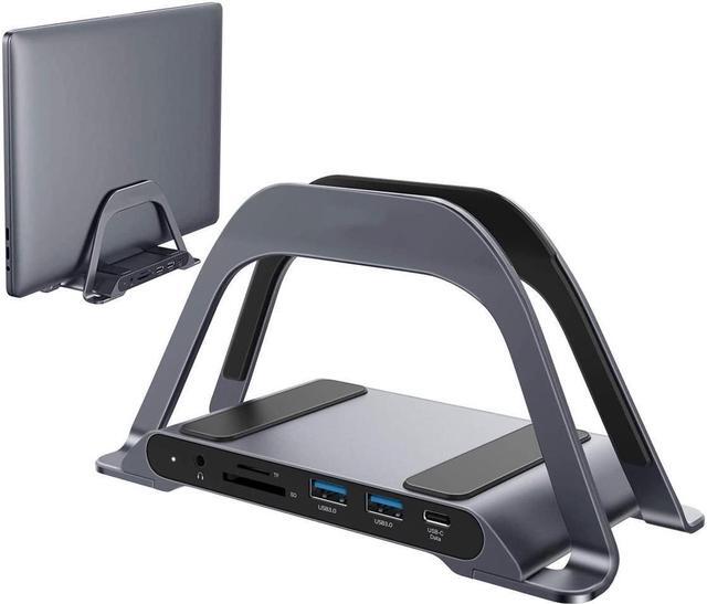 Main image of BUCIER Laptop Docking Station Dual Monitor, 10-in-1 Dual HDMI Monitor USB C Dock Stand with 2 HDMI, 3USB, SD/TF, USB C 87W Charging, RJ45 Ethernet, 3.5mm Audio, USB C Docking Station for USB C Laptops