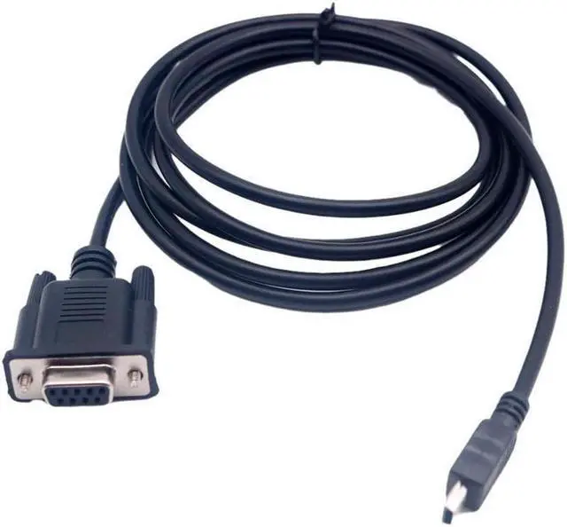 Main image of BUCIER 1pcs 6FT Mini USB 2.0 Male to RS232 DB9 9 Pin Female Adapter Entension Lead Cable 6Ft