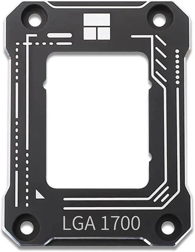 Alt view image 3 of 5 - BUCIER CPU Contact Frame Anti-Bending Buckle for LGA 1700 Retrofit Kit 17XX-BCF Bracket Intel12 Generation Black