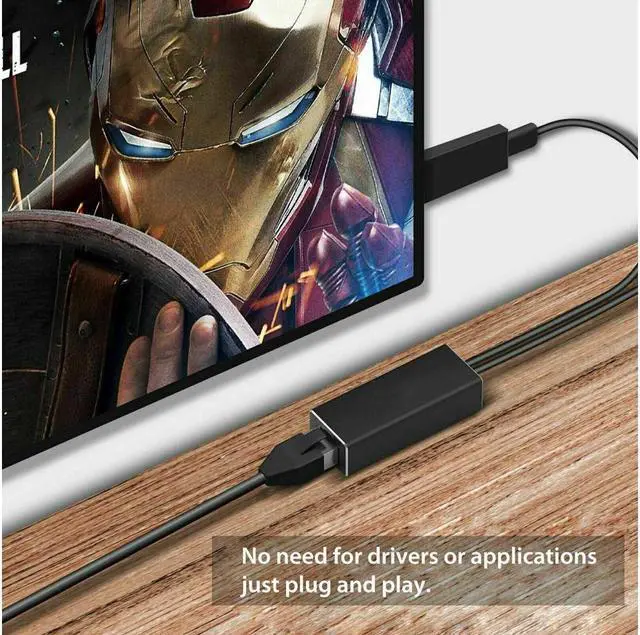 Alt view image 6 of 7 - BUCIER Micro USB to 100Mb Ethernet 10/100 RJ45 Network LAN Adapter For Nintendo Switch
