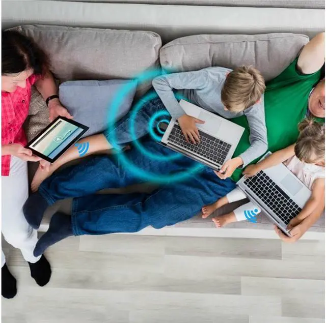 Alt view image 2 of 2 - BUCIER 1200Mbps USB 3.0 Wireless WiFi Repeater Adapter Dongle Dual Band 5G/2.5G bluetooth 5.0 PC