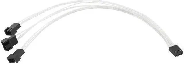 Main image of BUCIER Mainboard CPU 4 PIN Fan Extention Cable PWM 4p Adapter Wire Computer Case 4 PIN Power Cables Connectors Fan Splitter(1 to 3)