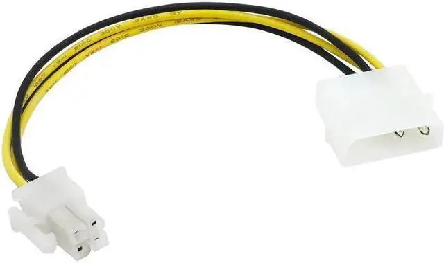 Alt view image 4 of 6 - BUCIER PC Computer Power Supply PSU EPS ATX/12V 4 pin IDE Molex to Motherboard 4-Pin P4 CPU Power Adapter Converter Cord Cable