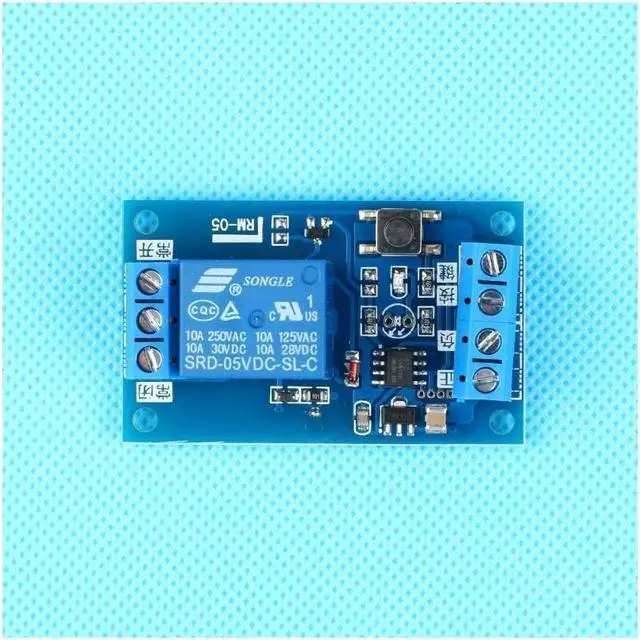 Alt view image 2 of 3 - BUCIER 10pcs/lot 5V Single Bistable Relay Module Modified Car start and Stop Self-Locking Switch