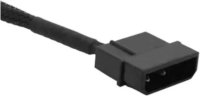 Alt view image 3 of 5 - BUCIER 2Pack 4-Pin Molex to 3 x 3 Pin / 4 Pin PMW 12V PC Case Fan Power Adapter Cable 3-Pin / 4-Pin (PWM Connector) to Molex Computer Cooler Cooling Fan Splitter Y Power Molex-3Pin/4Pin Cable Splitter