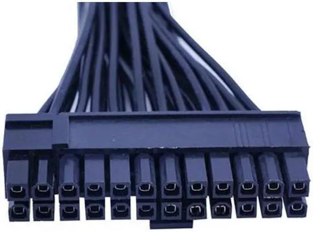 Alt view image 3 of 6 - BUCIER 24Pin Power Supply Synchronizer Male To Female ATX Mining 30cm 24 Pin Dual PSU Extension Cable For Computer Adaptor For Mining