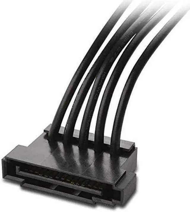 Alt view image 3 of 5 - BUCIER 2Pack 15 Pin SATA to 4 SATA Power Splitter 18 Inches