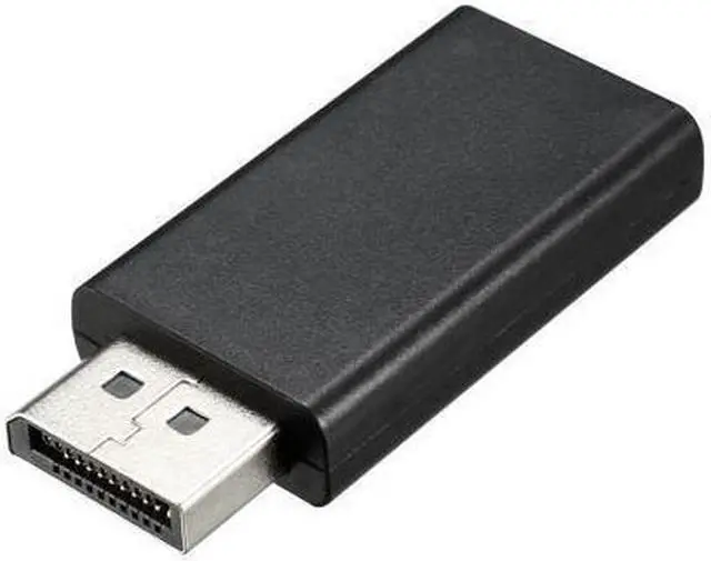 Alt view image 3 of 3 - BUCIER Displayport to HDMI Adapter Male to Female DP to HDMI Gender Changer Extension Coupler Black