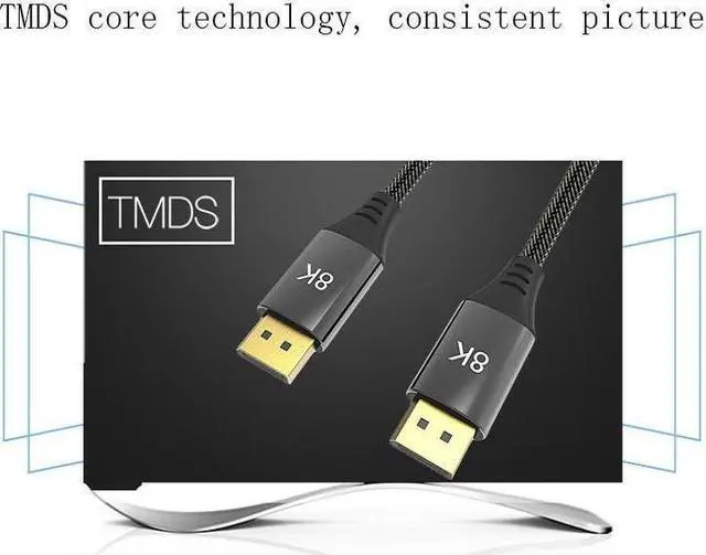Alt view image 3 of 5 - BUCIER 1.5m DP1.4 Version 8K DisplayPort Male to Male Computer Monitor HD Cable