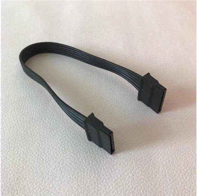 Alt view image 2 of 3 - BUCIER SATA Female to Female Adapter Power Extension Cable for PC Chassis Motherboard Charger Supply Black 20cm