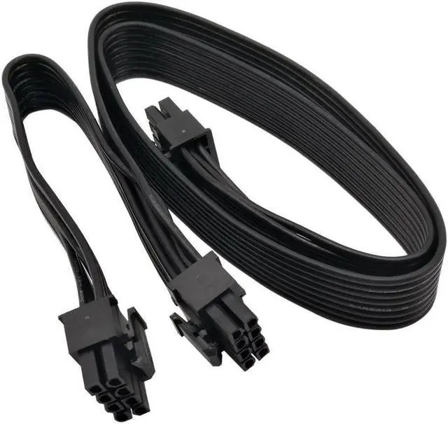 Main image of BUCIER Pcie 8 Pin Male To Dual Pcie 2X 8 Pin (6+2) Male Power Adapter Cable For Seasonic Power Supply 25-Inch+9-Inch (63Cm+23Cm)