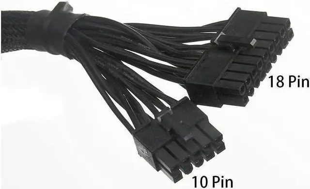 Alt view image 4 of 7 - BUCIER ATX 24Pin To 18+10Pin Motherboard PSU Modular Power Supply Cable For V550 V650 V750 V850 V700 V1000