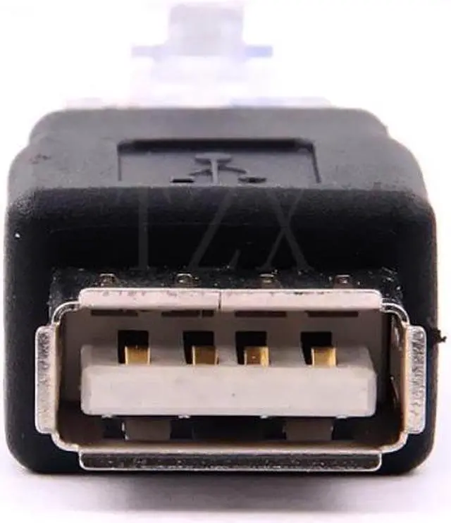 Alt view image 3 of 3 - BUCIER 1pcs Crystal Head RJ45 Male to USB 2.0 AF A Female Adapter Connector Laptop LAN Network Cable Ethernet Converter plug