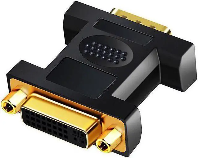 Main image of BUCIER VGA Male to DVI 24+5 Pin Female Converter DVI to VGA Adapter 1080 Gold plated DVI Convertor forComputer PC Laptop C11