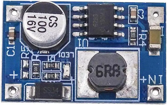 Main image of BUCIER Módulo de refuerzo de alta potencia de 8W, entrada de 3V-6V a 12V, 3,7 V, Banco de energía de batería de litio, placa de refuerzo USB
