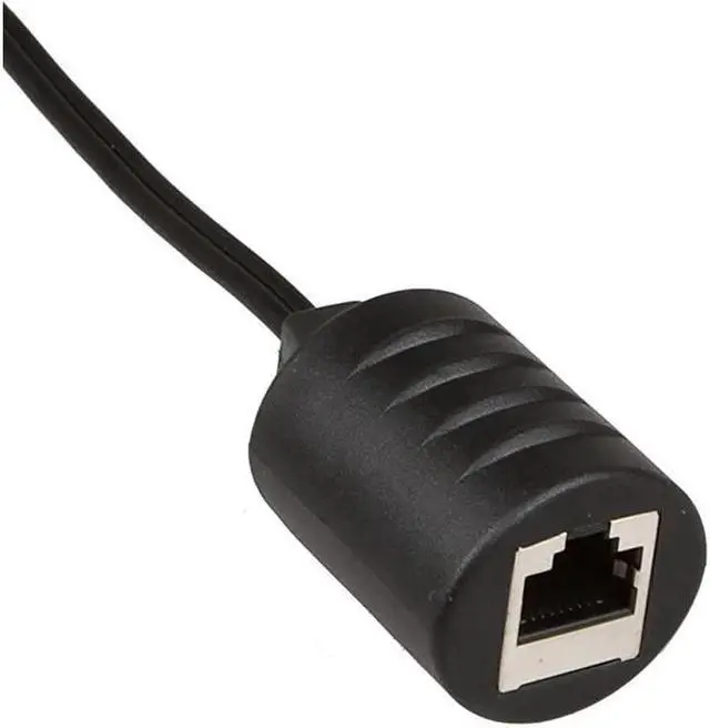 Alt view image 3 of 4 - BUCIER 2Pack 35mm Stereo to RJ45 Female Extender Over Cat5Cat6 Cable 2X 35mm to RJ45 Female