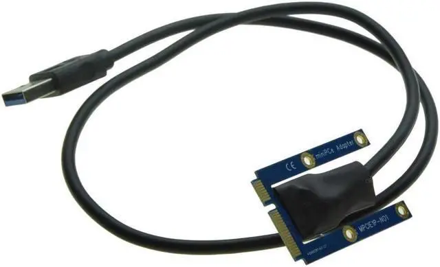 Alt view image 5 of 6 - BUCIER Mini PCIe 1 to 3 PCI express 1X slots Riser Card Expansion adapter Mini ATX Laptop to PCI-e Port Multiplier