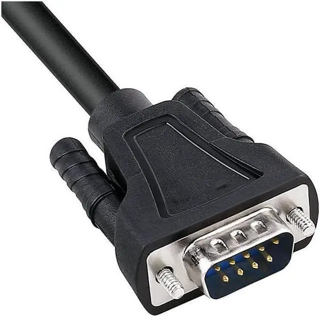 Alt view image 4 of 7 - BUCIER DB9 RS232 Serial Cable Male to Female Extension Null Modem Cord Cross TXRX line for Data Communication 6 Feet Black