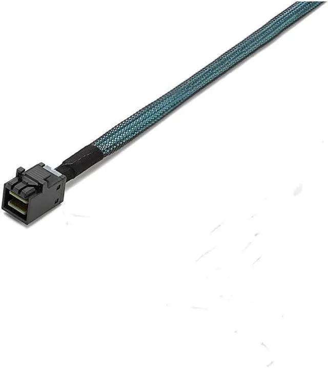 Alt view image 7 of 7 - BUCIER SFF8643 Internal Mini SAS HD to 4 29pin SFF8482 connectors with SAS 15pin Power Port 12GBS Cable 1M