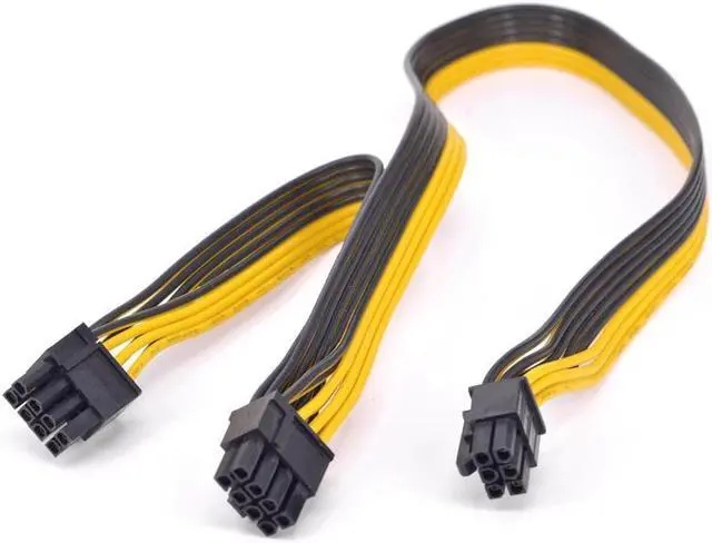 Alt view image 3 of 3 - BUCIER PCI express GPU 6pin to Dual 6+2Pin 8 Pin Power supply Cable PCI express Graphics card 2 ports 8pin to 6Pin power cord 18AWG  60cm