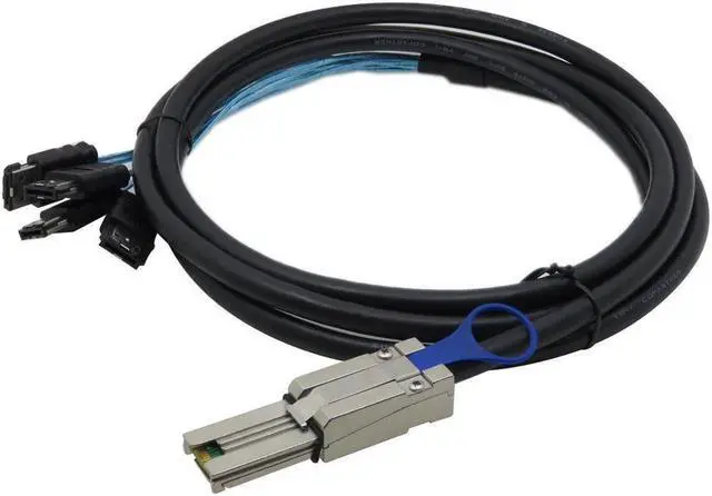 Alt view image 5 of 6 - BUCIER Mini SAS 26P SFF 8088 TO 4* ESATA 7P Cable 1m