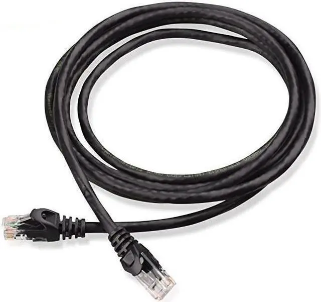 Alt view image 2 of 3 - BUCIER 8Pack Snagless Short Cat5e Ethernet Cat5e Cat 5e in Black 7 ft