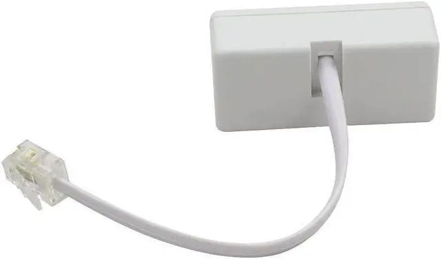 Alt view image 6 of 7 - BUCIER [RJ11 Telephone Adapter] 3PCS 2-Way RJ11 6P4C Telephone Plug to RJ11 6P4C Socket Adapter and Splitter for Landline Telephone