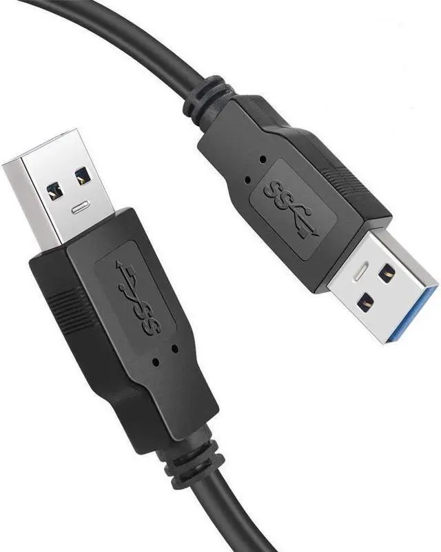 Alt view image 3 of 3 - BUCIER USB Cable Male to Male 10 feet,USB to USB 3.0 Cable A Male to A Male for Data Transfer Hard Drive Enclosures, Printers, Modems,