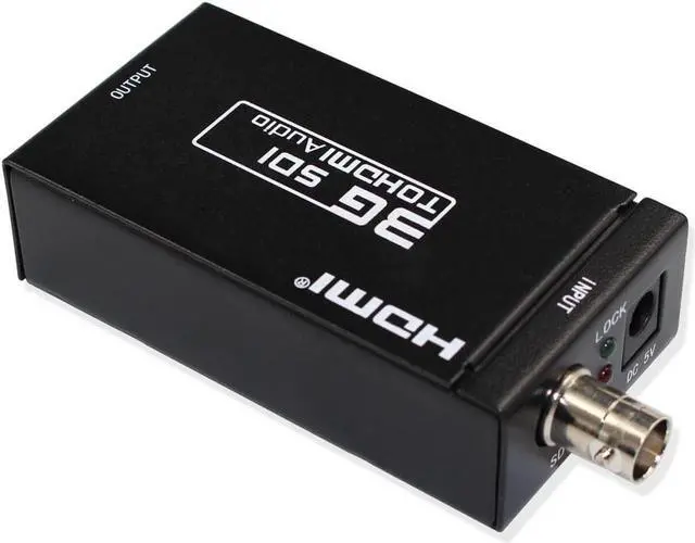 Alt view image 3 of 7 - BUCIER SDI to HDMI Converter Adapter Mini 3G HD Sdi Hdmi Adapter for SD-SDI, HD-SDI and 3G-SDI Signals