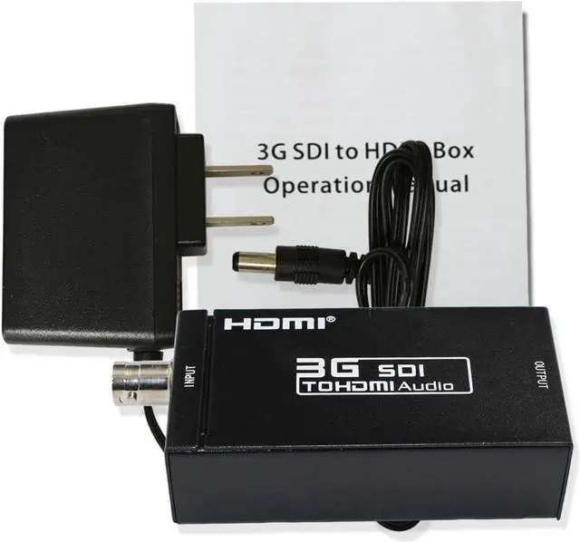 Alt view image 7 of 7 - BUCIER SDI to HDMI Converter Adapter Mini 3G HD Sdi Hdmi Adapter for SD-SDI, HD-SDI and 3G-SDI Signals