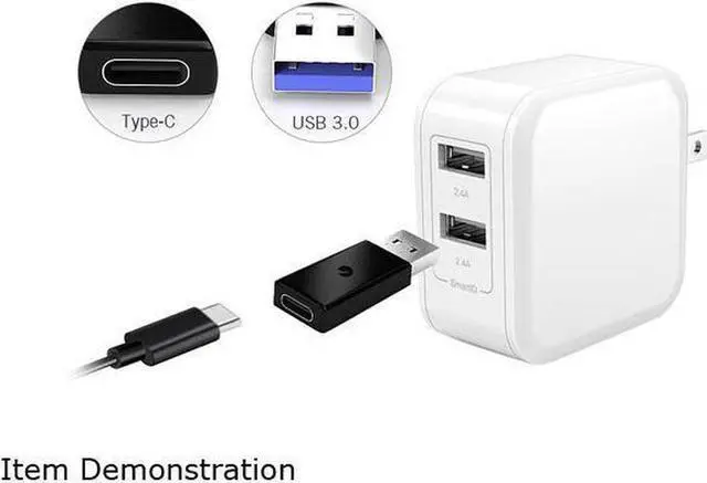 Alt view image 6 of 6 - BUCIER USB C adapter 3.0 Male to USB 3.1, Type C Female to usb Male Adapter Port for Laptop Phone Black 1Pack