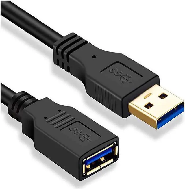 Main image of BUCIER USB 30 Extension Cable 12 ft USB Extension Cable USB 30 Extender Cord Type A Male to Female Data Transfer Lead for Hard DrivePrinterKeyboardCameraUSB Flash DriveCard Reader
