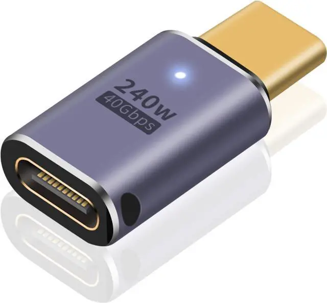 Main image of BUCIER USB Type C Extender Adapter, 240W USB C Extender Adapter, 40Gbps USB C Male to Female Extension Adapter with 8K Video Display for iPad, iMac, MacBook, Thunderbolt 3/4, 1Pack