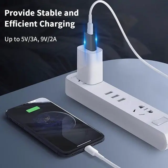 Alt view image 3 of 6 - BUCIER USB C Female to USB Male Adapter (2-Pack), 3.1 USB A to C Adapter OTG Converter Support Bi-Directional 10Gbps Data Sync & Charging Compatible with iPhone, MacBook Pro, Laptop